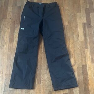Helly Hansen Black Outdoor Waterproof Pants Tech Performance - S